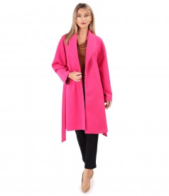 Thick fabric overcoat