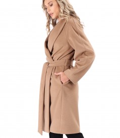 Thick fabric overcoat