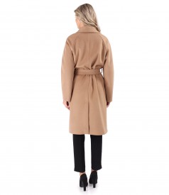 Thick fabric overcoat