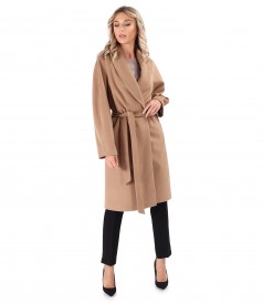 Thick fabric overcoat