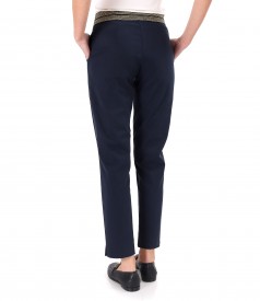 Pants made of tencel fabric with cotton