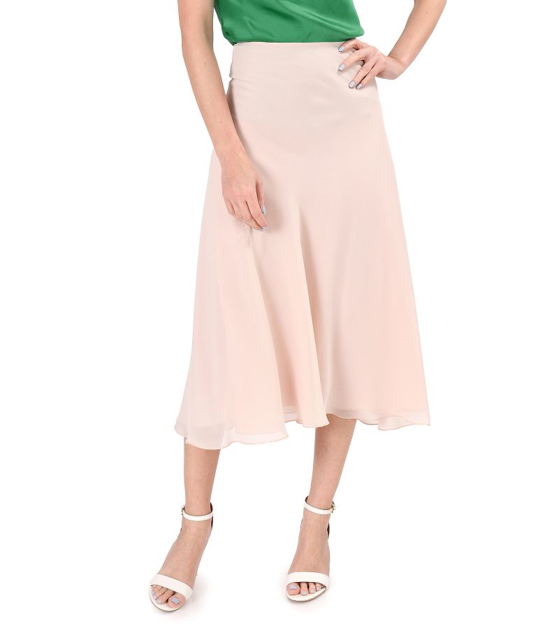 Veil midi skirt