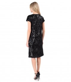 Casual dress made of sequins