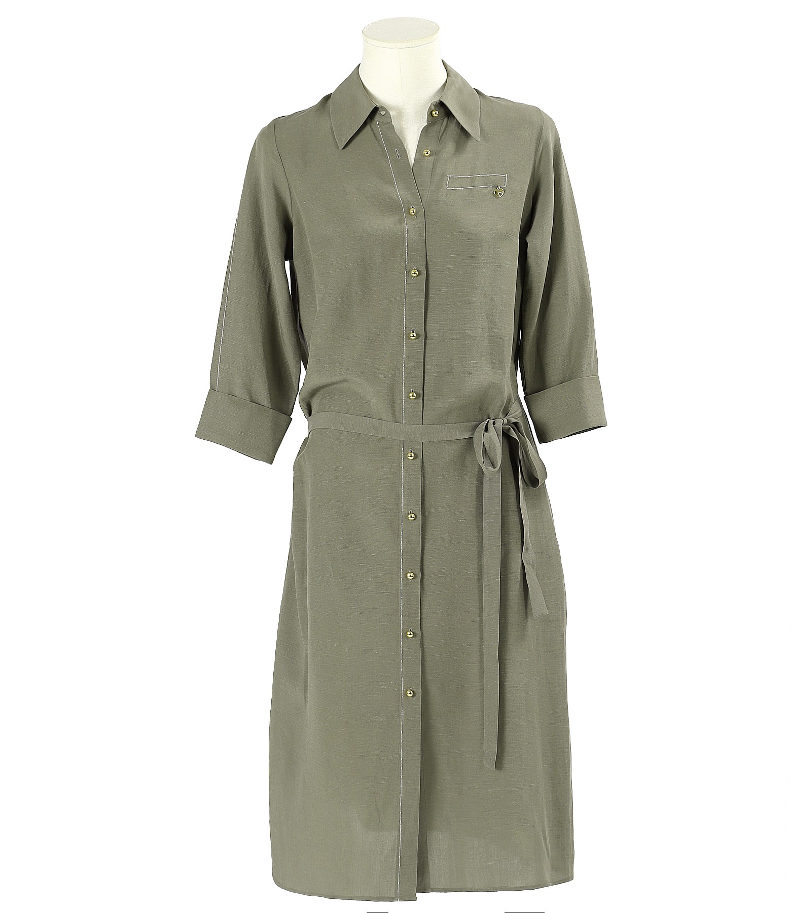 Tencel shirt dress