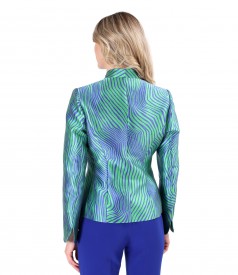 Elegant jacket made of silk fabric