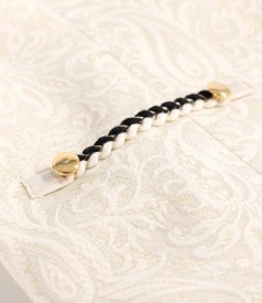 Brocade jacket with cotton and gold effect thread