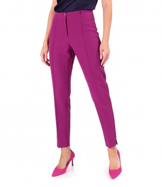 Elastic fabric pants