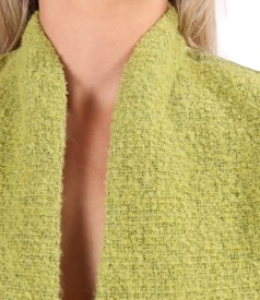 Elegant jacket made of wool and alpaca