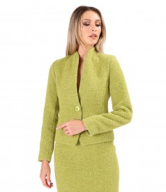 Elegant jacket made of wool and alpaca