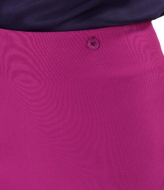 Office skirt made of elastic fabric