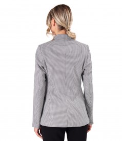 Office jacket made of elastic fabric with viscose
