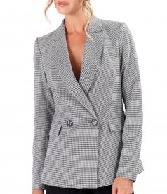 Office jacket made of elastic fabric with viscose