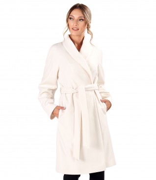 Thick fabric overcoat