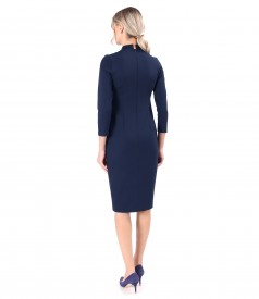 Office dress made of thick elastic jersey