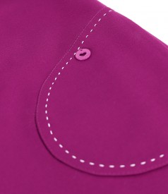 Midi dress made of thick elastic jersey