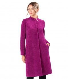 Elegant jacket made of curls
