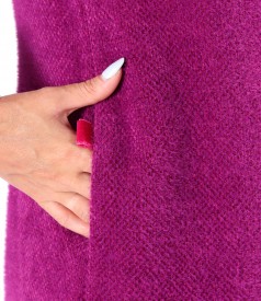 Elegant jacket made of curls