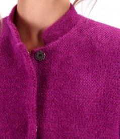 Elegant jacket made of curls