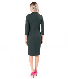 Office dress made of thick elastic jersey