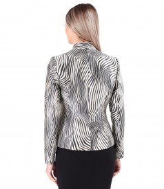 Elegant jacket made of silk fabric