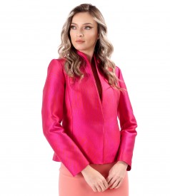 Elegant jacket made of silk fabric