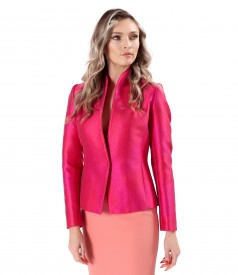 Elegant jacket made of silk fabric