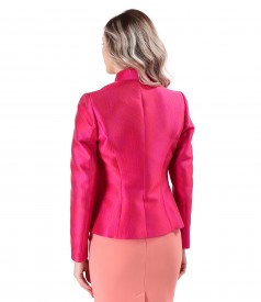 Elegant jacket made of silk fabric