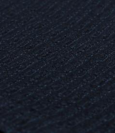 Elegant jacket made of loops with viscose and cotton