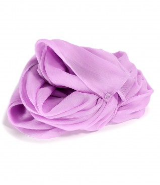 Natural silk veil wrap