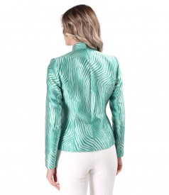 Elegant jacket made of silk fabric