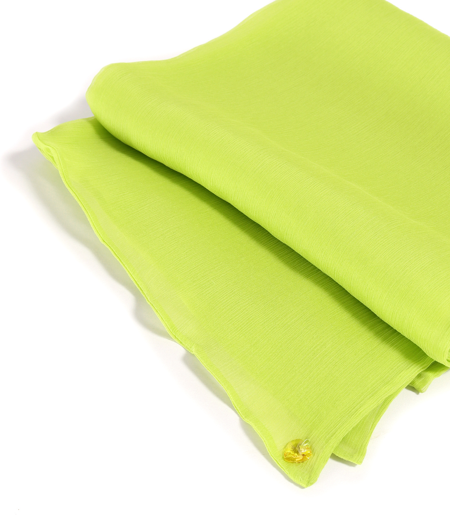 Natural silk voile wrap
