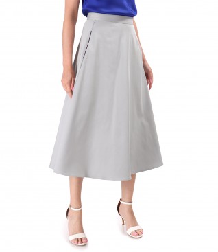 Skirt made of fabric with Tencel and cotton