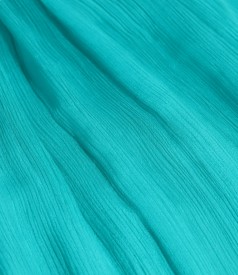 Long dress made of natural silk veil