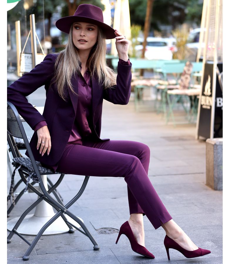 Elegant viscose satin shirt