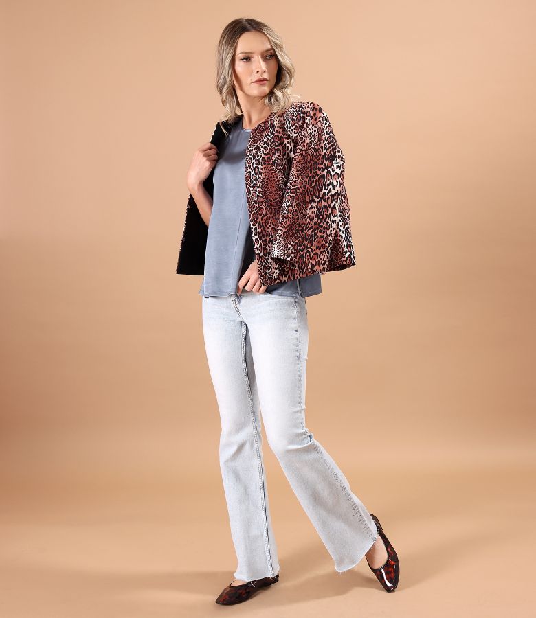 Elegant viscose satin blouse