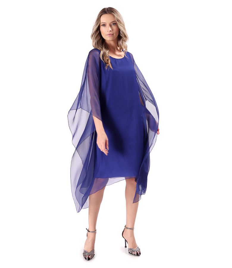 Butterfly dress made of natural silk voile