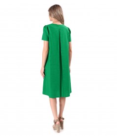 Flared dress made of linen