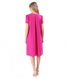 Flared dress made of linen