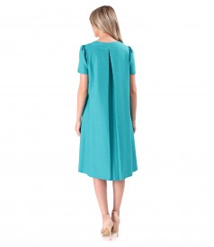 Flared dress made of linen