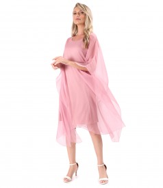 Butterfly dress made of natural silk voile