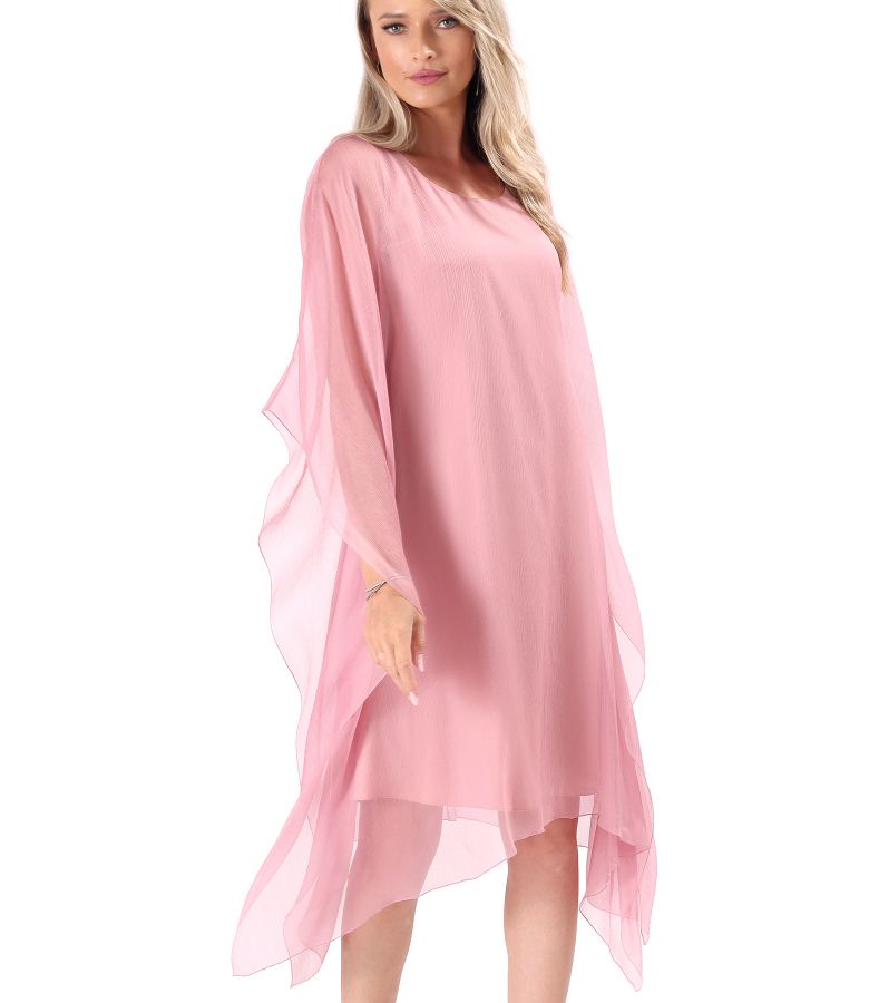 Butterfly dress made of natural silk voile