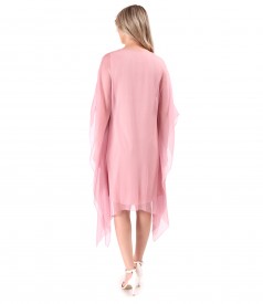 Butterfly dress made of natural silk voile