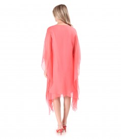 Butterfly dress made of natural silk voile