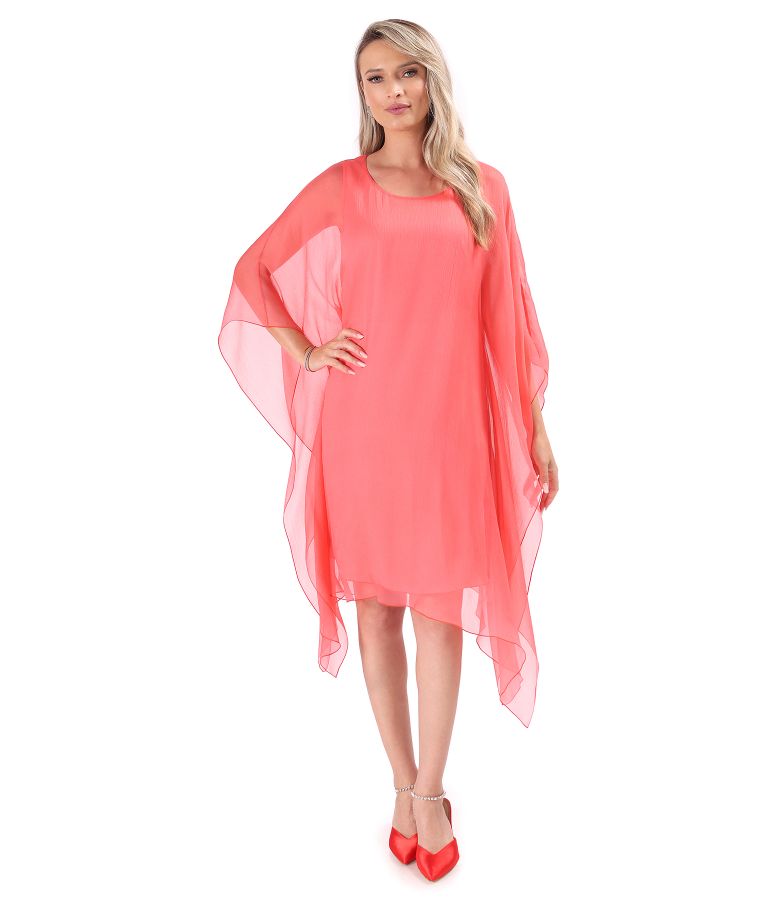 Butterfly dress made of natural silk voile