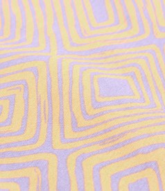 Midi dress printed with geometric motifs