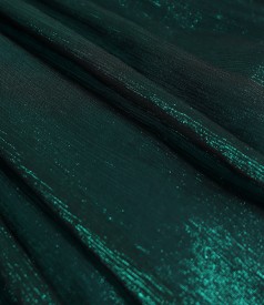 Evening dress made of natural silk veil with shiny effect