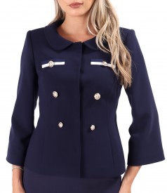 Elegant jacket with decorative buttons