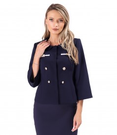 Elegant jacket with decorative buttons