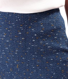 Cotton office skirt