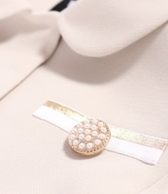 Elegant jacket with decorative buttons
